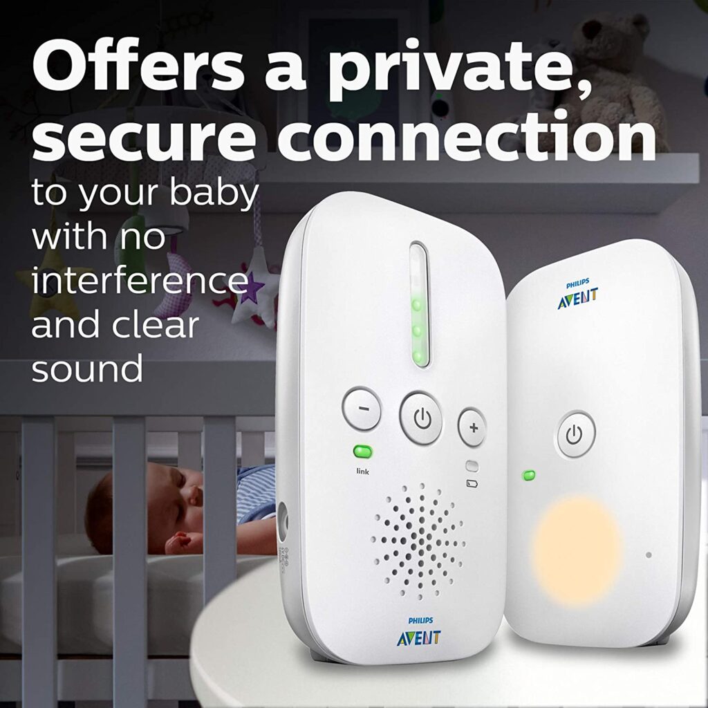 Philips AVENT Audio Baby Monitor Private and Secure