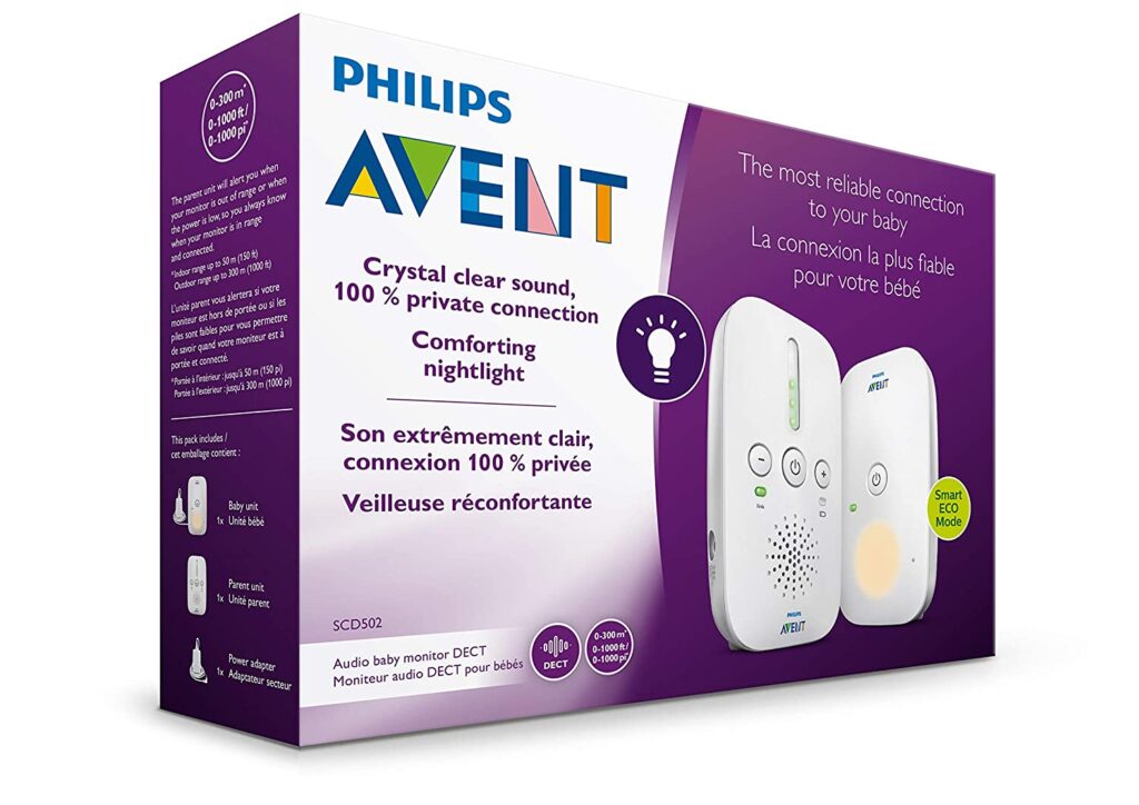Philips AVENT Audio Baby Monitor Box