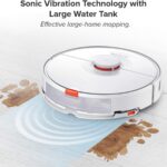 Roborock S7 Robot Vacuum with Sonic Mopping Large Water Tank Sonic Vibration