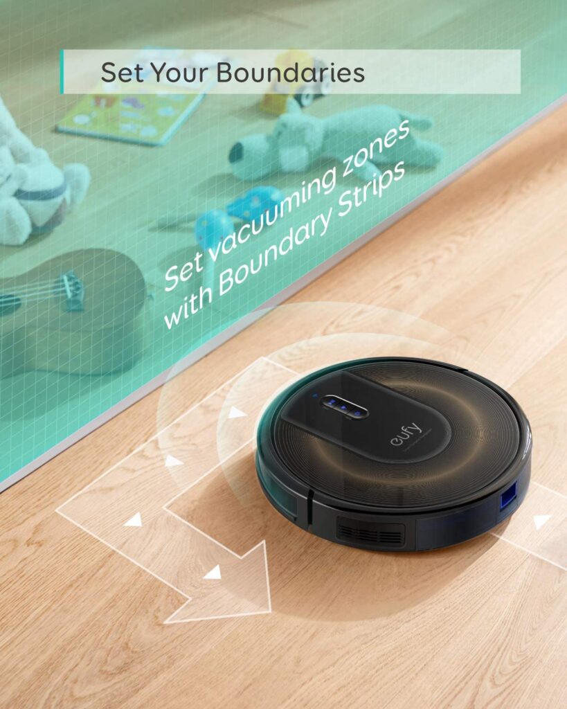 eufy by Anker, RoboVac G30 Edge, Robot Vacuum with Smart Dynamic Navigation 2.0 boundaries set