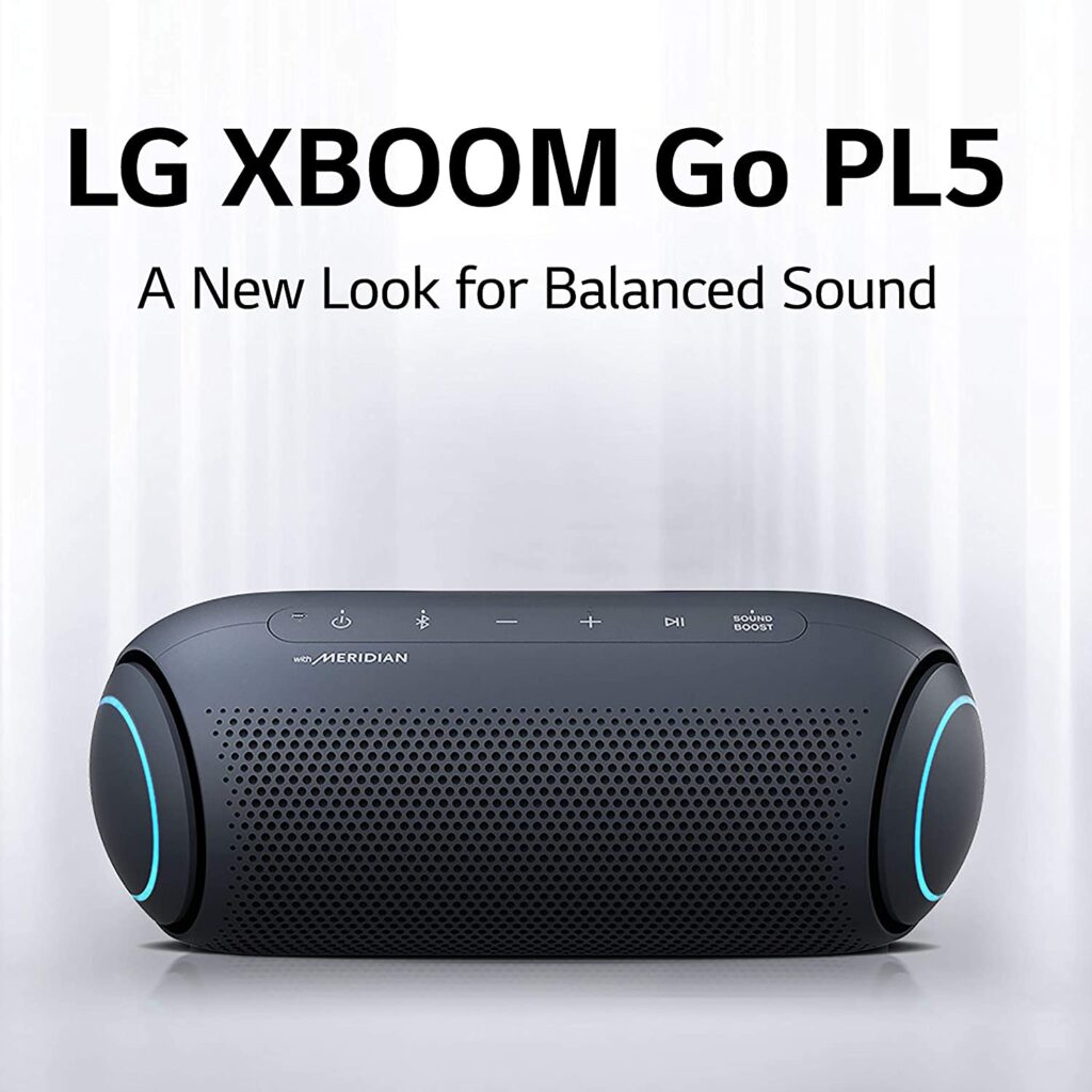 XBOOM Go PL5 Portable Bluetooth Speaker with Meridian Audio Technology Balanced Sound
