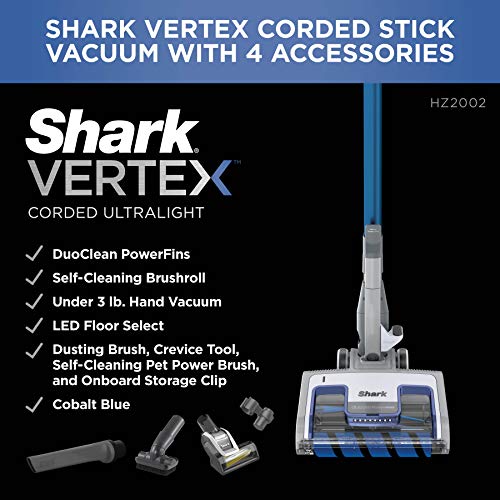 Shark HZ2002 Vertex Ultralight Corded Stick