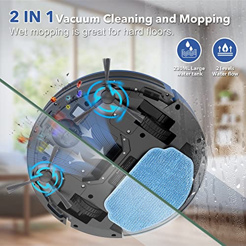 ZCWA BR151 Robot Vacuum and Mop Combo
