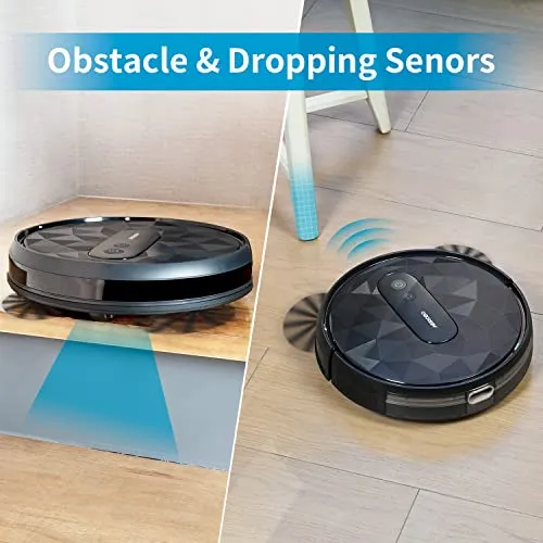 AIRROBO Robot Vacuum Cleaner with 2800Pa Suction Power, App Control, 120 Mins Runtime, Self-Charging Robotic Vacuum Cleaner