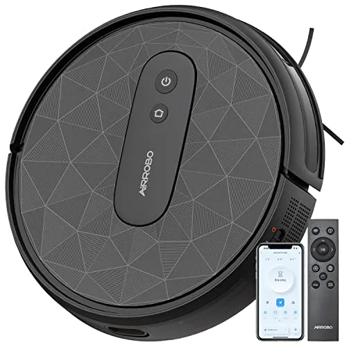 AIRROBO Robot Vacuum Cleaner with 2800Pa Suction Power, App Control, 120 Mins Runtime, Self-Charging Robotic Vacuum Cleaner