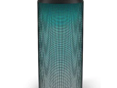 ANCOBER Wireless Bluetooth Portable Speaker 15W Stereo Sound with Multi LED Light Dynamic Modes, IPX4 Waterproof Bluetooth