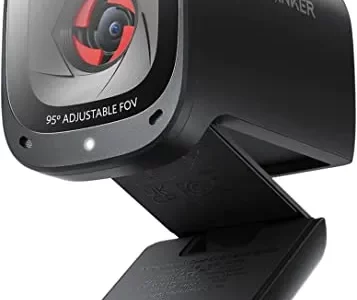 Anker PowerConf C200 2K Webcam for PC, Webcam for Laptop, Computer Camera, with AI-Noise Canceling Microphones, Stereo Mics,