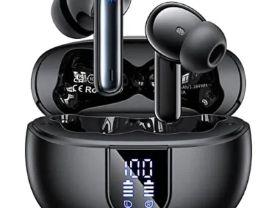 Aoslen Wireless Earbuds, Bluetooth 5.3 Earphones with 4 HD ENC Noise Canceling Mic, 42H Playtime, Bluetooth Sport Headphones