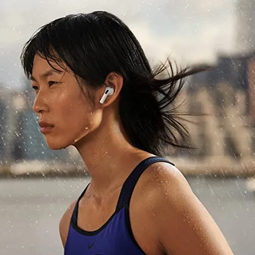 Apple AirPods (3rd Generation) Wireless Ear Buds, Bluetooth Headphones, Personalized Spatial Audio, Sweat and Water