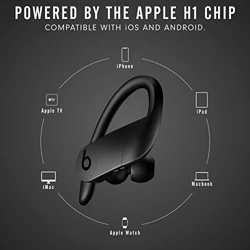 Beats Powerbeats Pro Wireless Earbuds - Apple H1 Headphone Chip, Class 1 Bluetooth Headphones, 9 Hours of Listening Time,