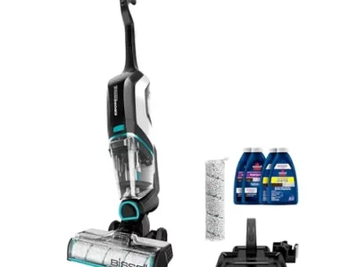 BISSELL CrossWave Cordless Max All in One Wet-Dry Vacuum Cleaner and Mop for Hard Floors and Area Rugs, Black, 2554A vacuum