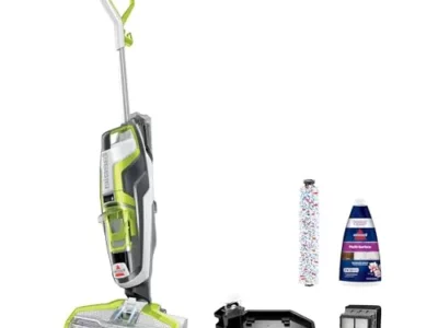 BISSELL CrossWave Floor and Area Rug Cleaner, Wet-Dry Vacuum with Bonus Brush-Roll and Extra Filter, 1785A , Green vacuum