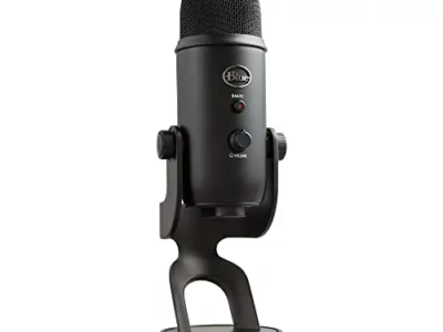 Blue Microphones Blue Yeti USB Microphone - Blackout Edition (Renewed) microphone