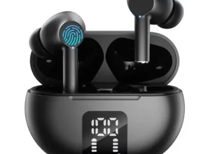 Carego Wireless Ear Buds, Earbuds Bluetooth 5.3 Headphones 40H Playtime LED Display, HiFi Stereo Sound Waterproof in-Ear