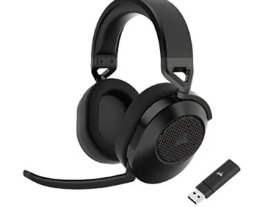 Corsair HS65 Wireless Multiplatform Gaming Headset with Bluetooth - Dolby Audio 7.1 - Omni-Directional Microphone - iCUE