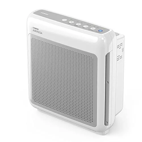 Coway Airmega 200M True HEPA and Activated-Carbon Air Purifier, AP-1518R - White air purifier