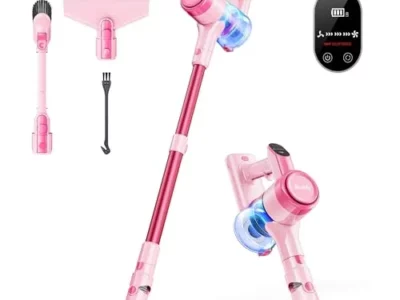 Dezkly Cordless Vacuum Cleaner, 8 in 1 Lightweight Stick Vacuum with Sofa Brush, 300W Motor, 23KPa Max Suction, 48mins