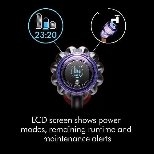 Dyson V11 Plus Cordless Vacuum Cleaner, Nickel/Purple, Large vacuum cleaner - close-up