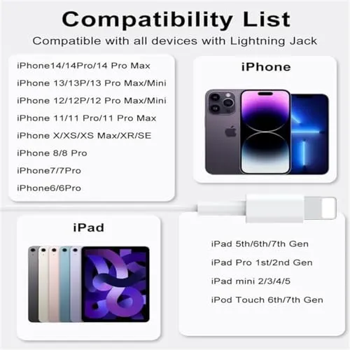 Ealitak 2 Packs iPhone Headphones for Apple Earbuds Wired Lightning Earphones [Apple MFi Certified] (Built-in Mic and Volume