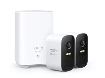 eufy Security, eufyCam 2C 2-Cam Kit, Security Camera Outdoor, Wireless Home Security with 180-Day Battery Life, HomeKit
