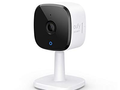 eufy Security Indoor Cam C120, Plug-in Security Camera 3 MP - 2K with Wi-Fi, IP Camera, Voice Assistant Compatibility, Night
