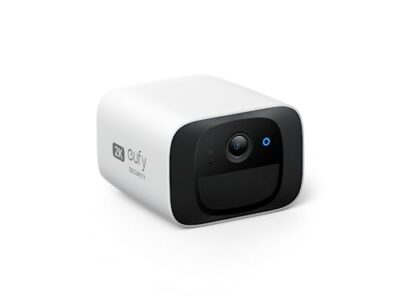 eufy Security SoloCam C210, Wireless Outdoor Camera, 2K Resolution, No Monthly Fee, Wireless, 2.4 GHz Wi-Fi, HomeBase 3