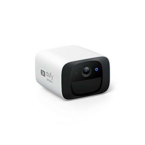 eufy Security SoloCam C210, Wireless Outdoor Camera, 2K Resolution, No Monthly Fee, Wireless, 2.4 GHz Wi-Fi, HomeBase 3