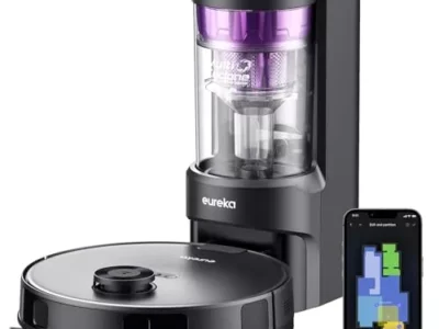 EUREKA Robot Vacuum and Mop Combo, Self-Emptying, 4000pa Suction, Smart Navigation, App Controlled robot vacuum