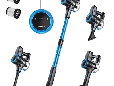 FABULETTA Cordless Vacuum Cleaner, 250W/24Kpa Powerful Suction Up to 45 Min Runtime, 6 in 1 Lightweight Stick Vacuum Cleaner