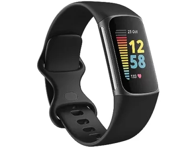Fitbit Charge 5 Advanced Health & Fitness Tracker with Built-in GPS, Stress Management Tools, Sleep Tracking, 24/7 Heart