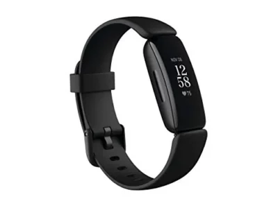 Fitbit Inspire 2 Health & Fitness Tracker with a Free 1-Year Fitbit Premium Trial, 24/7 Heart Rate, Black/Black, One Size (S