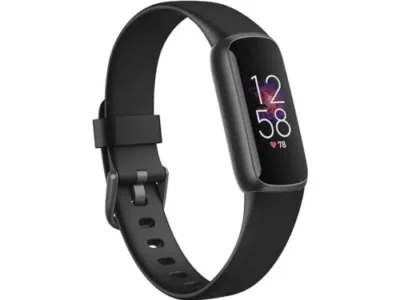 Fitbit Luxe-Fitness and Wellness-Tracker with Stress Management, Sleep-Tracking and 24/7 Heart Rate, Black/Graphite, One