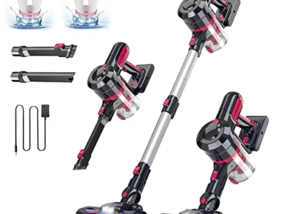 Foppapedretti Cordless Vacuum Cleaner, 25Kpa Powerful Suction Stick Vacuum, 35Mins Long Runtime, Lightweight Handheld Vacuum