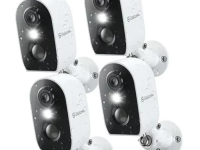 GALAYOU Cameras for Home Security Outside- 2K Battery Powered WiFi Surveillance Indoor/Outdoor, Security Cameras with AI