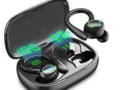 GJB Wireless Earbuds, 60H Playback Bluetooth 5.3 Headphones,Noise Cancelling Wireless Headphones with LED Battery Display, 4