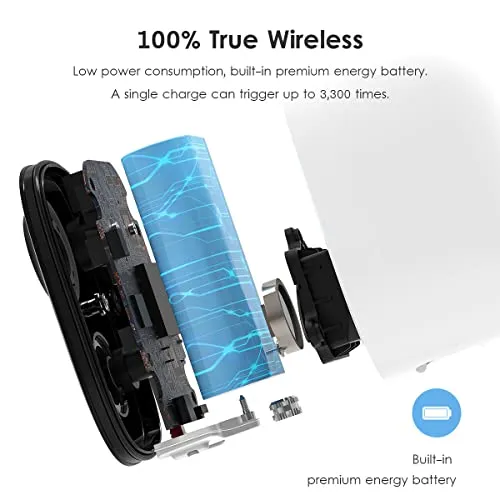 GMK Security Camera Wireless Outdoor, 1080P Color Night Vision AI Motion Detection 2-Way Talk Battery Powered WiFi Home