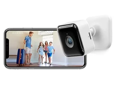 GNCC Indoor Security Camera Dog Camera 1080P Motion Detection, 2-Way Audio Siren, Night Vision, Cloud & SD Card Storage,