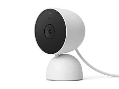Google indoor Nest Security Cam 1080p (Wired) - 2nd Generation - Snow security camera