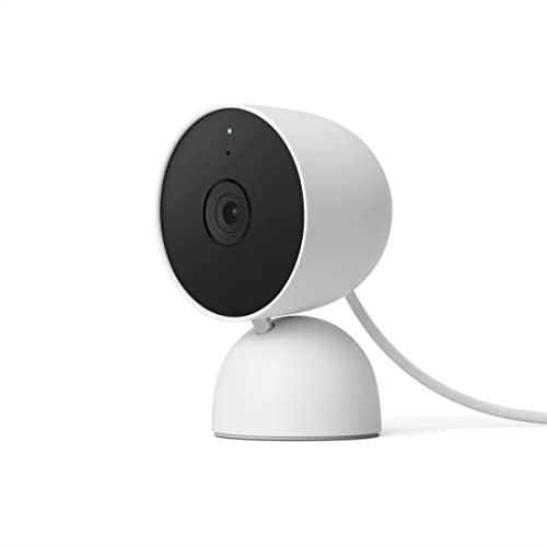 Google indoor Nest Security Cam 1080p (Wired) - 2nd Generation - Snow security camera