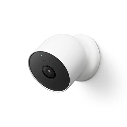 Google Nest Cam Outdoor or Indoor, Battery - 2nd Generation - 1 Pack security camera