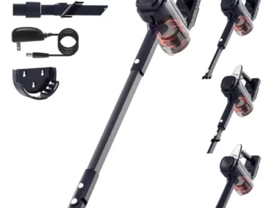 Hihhy Cordless Vacuum Cleaner, Stick Vacuum 30 Kpa Powerful Suction & Lightweight, Rechargeable 35 Mins Runtime Handheld