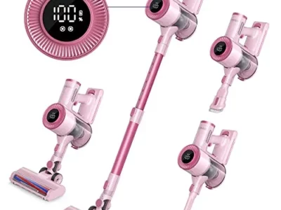 Homeika Cordless Stick Vacuum Cleaner, 20Kpa Powerful Suction Vacuum Cleaner with LED Display, 30 Min Runtime Detachable