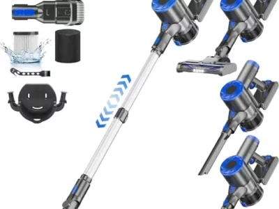 HOTAWELl HOTAWELI Cordless Vacuum Cleaner,6-in-1 Powerful Suction Stick Vacuum with 2200 mAh Battery,Lightweight