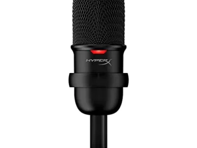 HyperX SoloCast – USB Condenser Gaming Microphone, for PC, PS4, PS5 and Mac, Tap-to-Mute Sensor, Cardioid Polar Pattern,