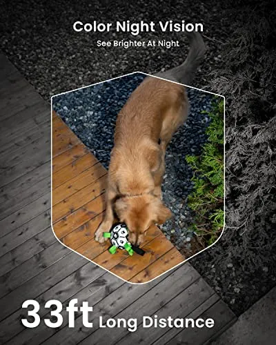 ieGeek Security Cameras Wireless Outdoor, 2K 3MP Battery Powered WiFi Security Camera with Spotlight & Siren Alarm, 2-Way