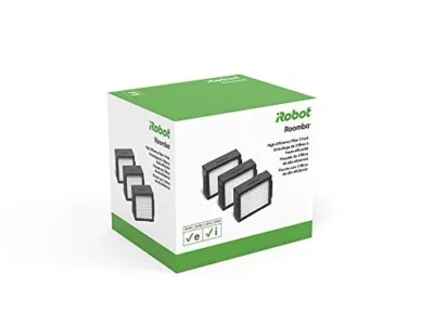 iRobot Authentic Replacement Parts - 3-Pack High-Efficiency Filter Compatible with all Roomba e Series, i1, i1+, i3, i3+,