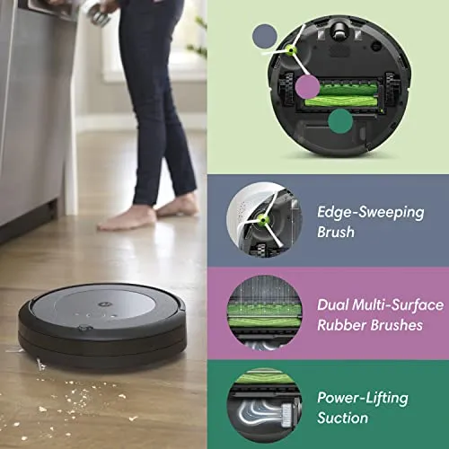 iRobot Roomba i4 EVO Wi-Fi Connected Robot Vacuum – Clean by Room with Smart Mapping Compatible with Alexa, Ideal for Pet