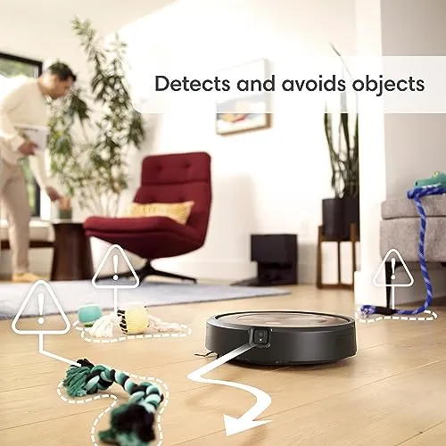 iRobot Roomba j9+ Self-Emptying Robot Vacuum – More Powerful Suction, Identifies and Avoids Obstacles Like pet Waste,