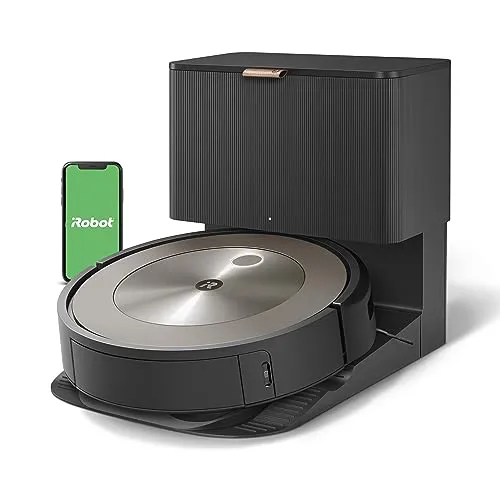 iRobot Roomba j9+ Self-Emptying Robot Vacuum – More Powerful Suction, Identifies and Avoids Obstacles Like pet Waste,