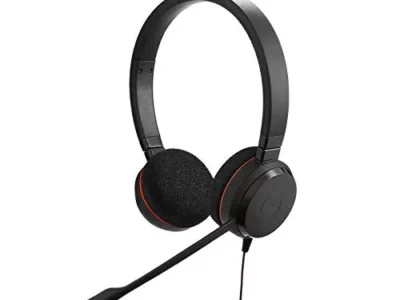 Jabra Evolve 20 UC Wired Headset, Stereo Professional Telephone Headphones for Greater Productivity, Superior Sound for